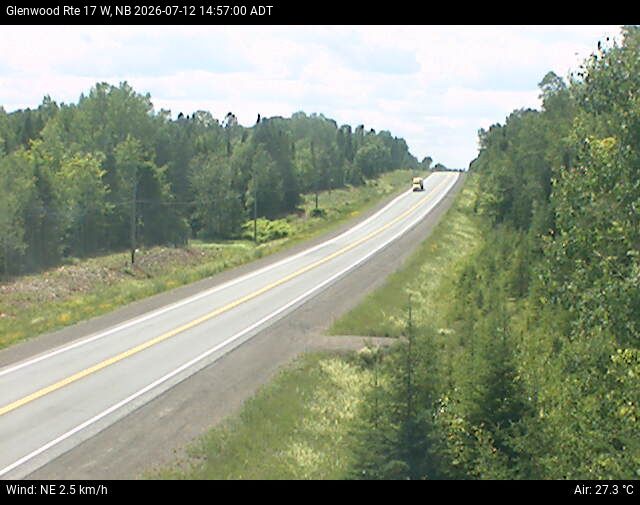 Web Cam image of Glenwood (NB Highway 17)