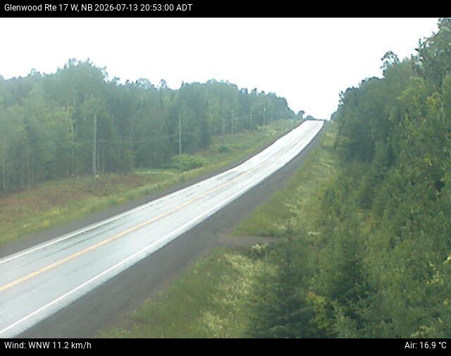 Web Cam image of Glenwood (NB Highway 17)