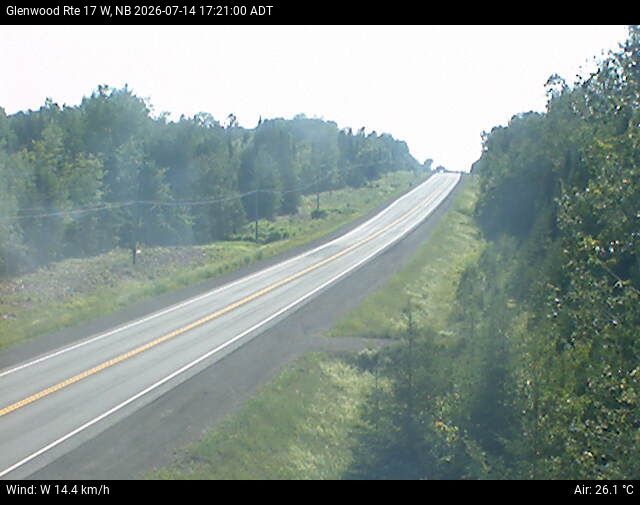 Web Cam image of Glenwood (NB Highway 17)