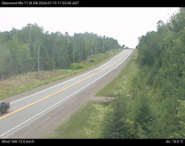 Web Cam image of Glenwood (NB Highway 17)