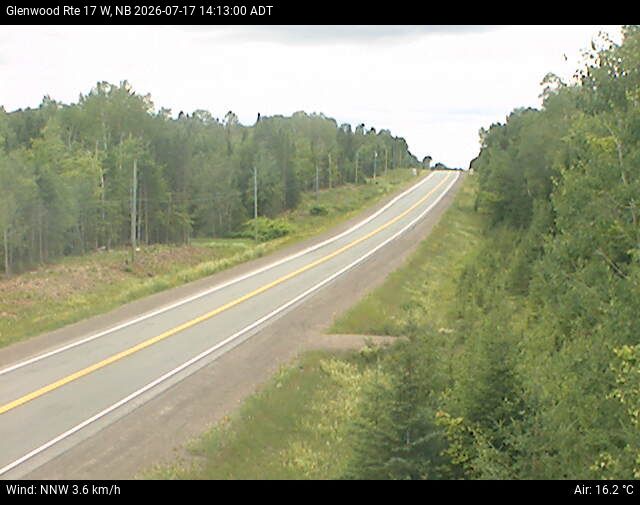 Web Cam image of Glenwood (NB Highway 17)