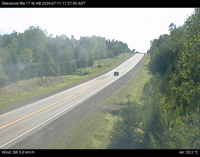 Web Cam image of Glenwood (NB Highway 17)