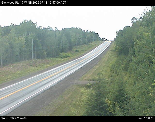 Web Cam image of Glenwood (NB Highway 17)