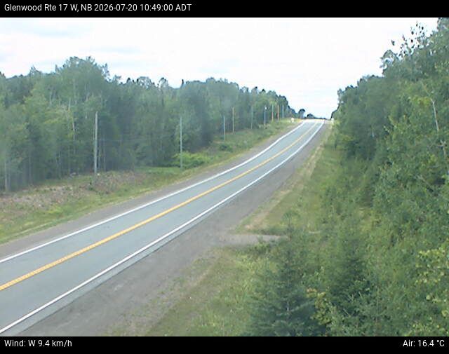 Web Cam image of Glenwood (NB Highway 17)