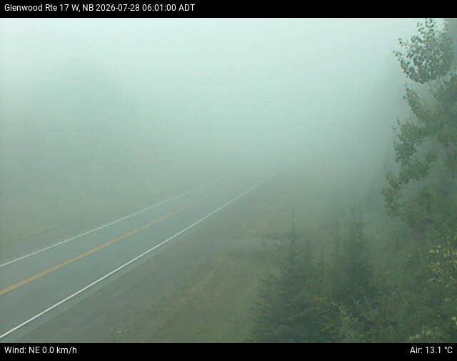 Web Cam image of Glenwood (NB Highway 17)