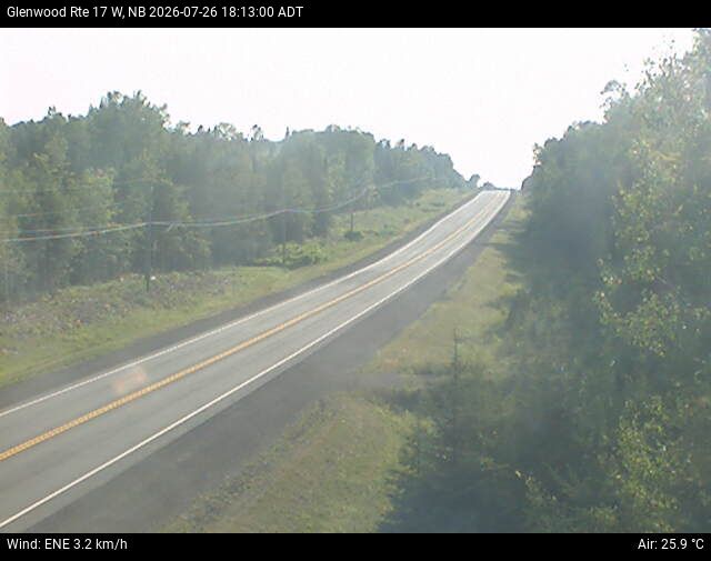 Web Cam image of Glenwood (NB Highway 17)