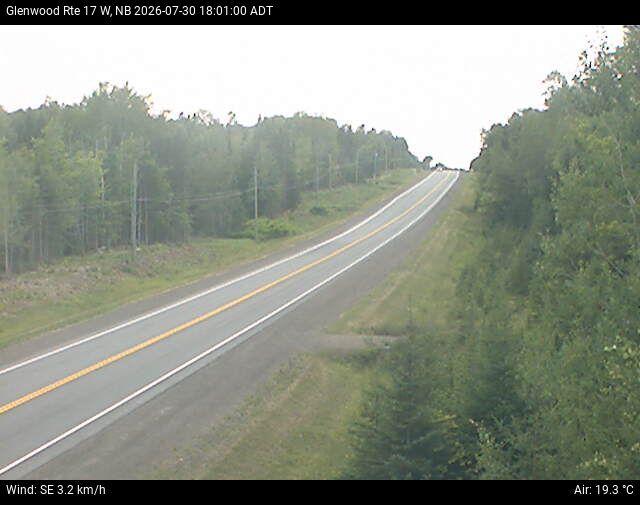 Web Cam image of Glenwood (NB Highway 17)
