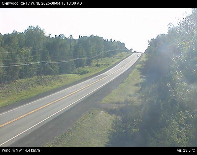 Web Cam image of Glenwood (NB Highway 17)