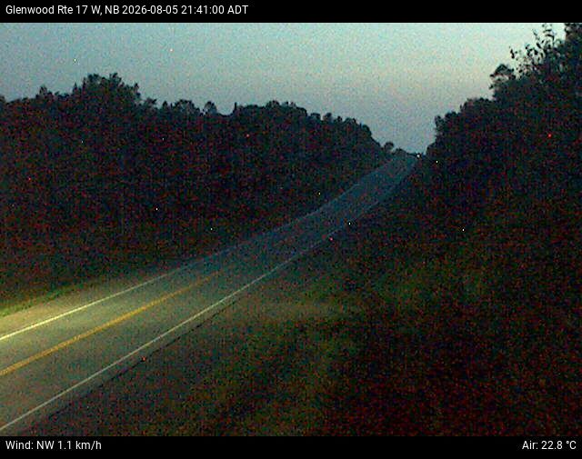 Web Cam image of Glenwood (NB Highway 17)