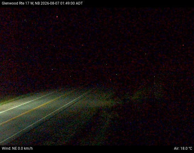 Web Cam image of Glenwood (NB Highway 17)