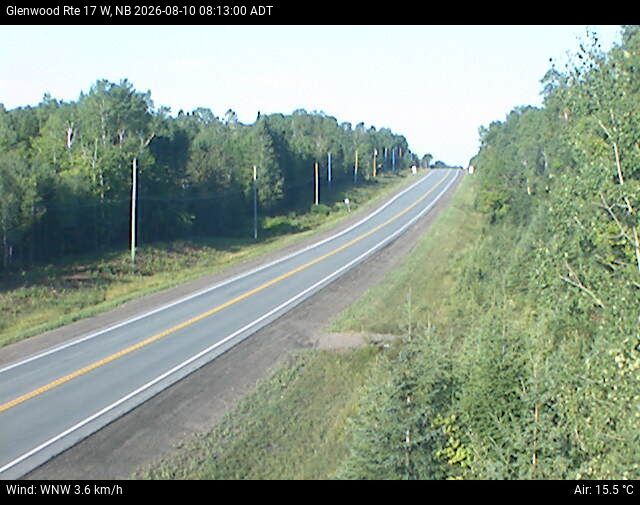 Web Cam image of Glenwood (NB Highway 17)