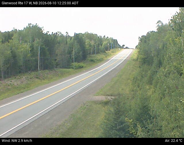 Web Cam image of Glenwood (NB Highway 17)