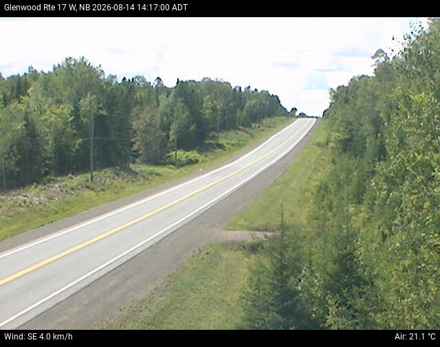 Web Cam image of Glenwood (NB Highway 17)