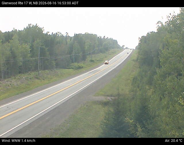 Web Cam image of Glenwood (NB Highway 17)