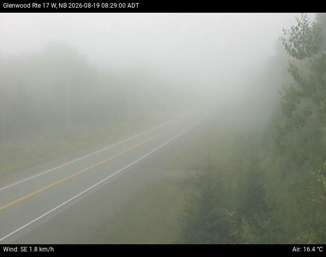 Web Cam image of Glenwood (NB Highway 17)