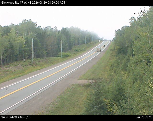 Web Cam image of Glenwood (NB Highway 17)