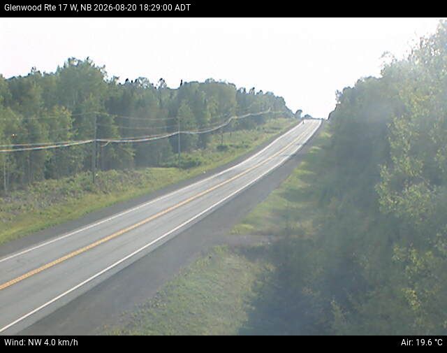 Web Cam image of Glenwood (NB Highway 17)