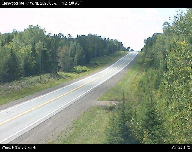 Web Cam image of Glenwood (NB Highway 17)