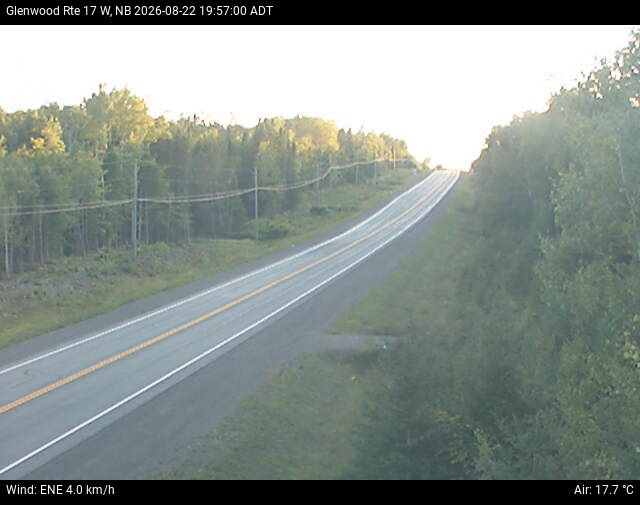 Web Cam image of Glenwood (NB Highway 17)
