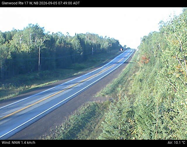 Web Cam image of Glenwood (NB Highway 17)
