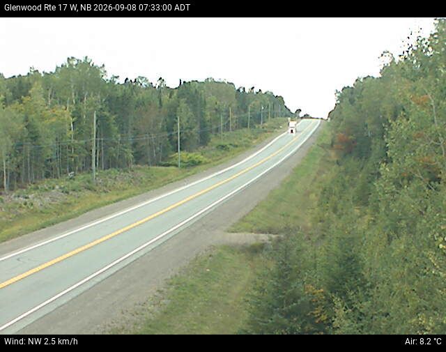 Web Cam image of Glenwood (NB Highway 17)