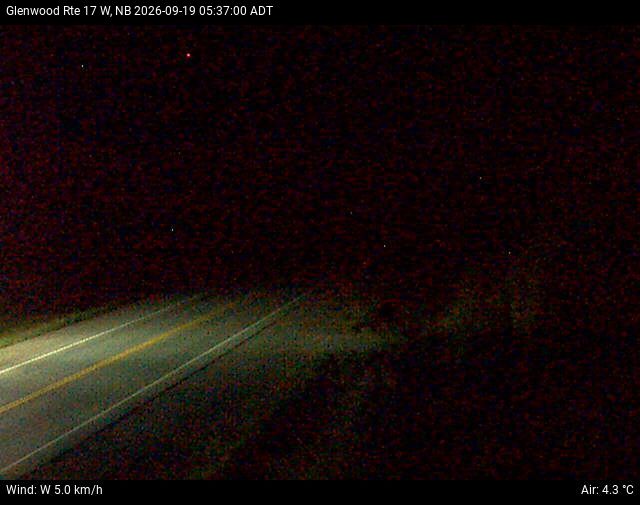 Web Cam image of Glenwood (NB Highway 17)