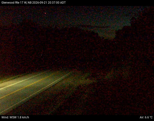 Web Cam image of Glenwood (NB Highway 17)