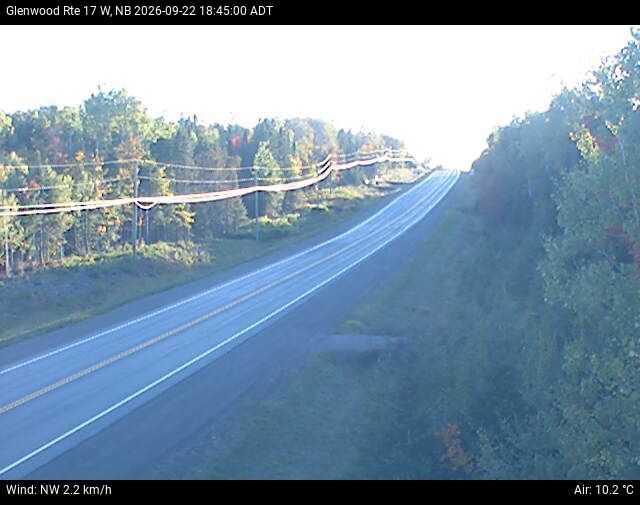 Web Cam image of Glenwood (NB Highway 17)