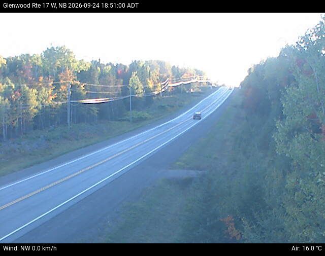Web Cam image of Glenwood (NB Highway 17)