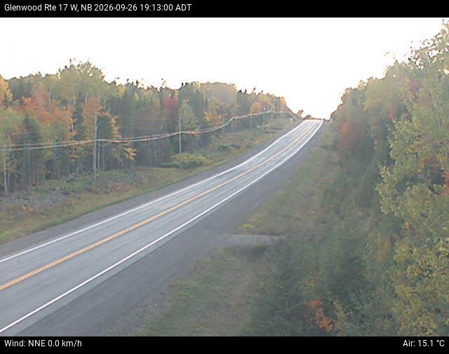 Web Cam image of Glenwood (NB Highway 17)