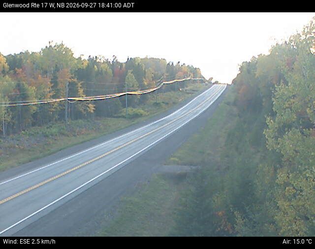Web Cam image of Glenwood (NB Highway 17)