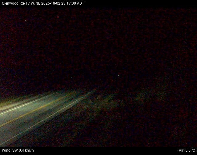 Web Cam image of Glenwood (NB Highway 17)