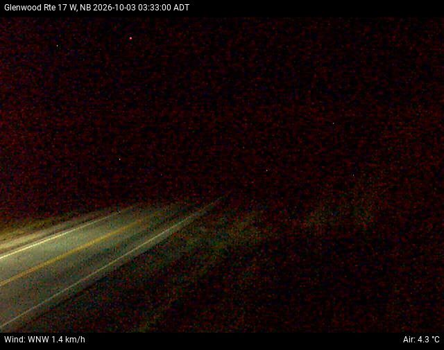 Web Cam image of Glenwood (NB Highway 17)