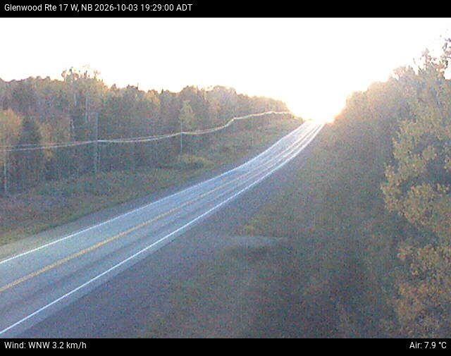Web Cam image of Glenwood (NB Highway 17)