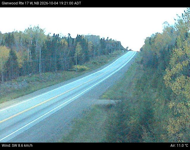 Web Cam image of Glenwood (NB Highway 17)