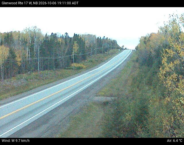 Web Cam image of Glenwood (NB Highway 17)