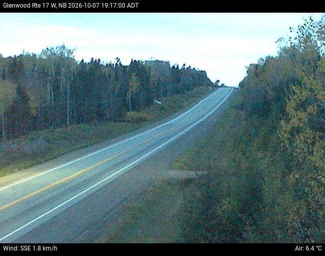 Web Cam image of Glenwood (NB Highway 17)