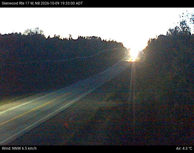 Web Cam image of Glenwood (NB Highway 17)