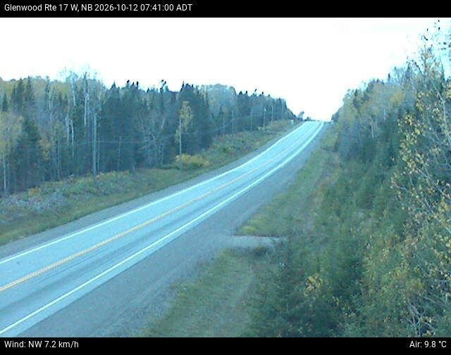Web Cam image of Glenwood (NB Highway 17)