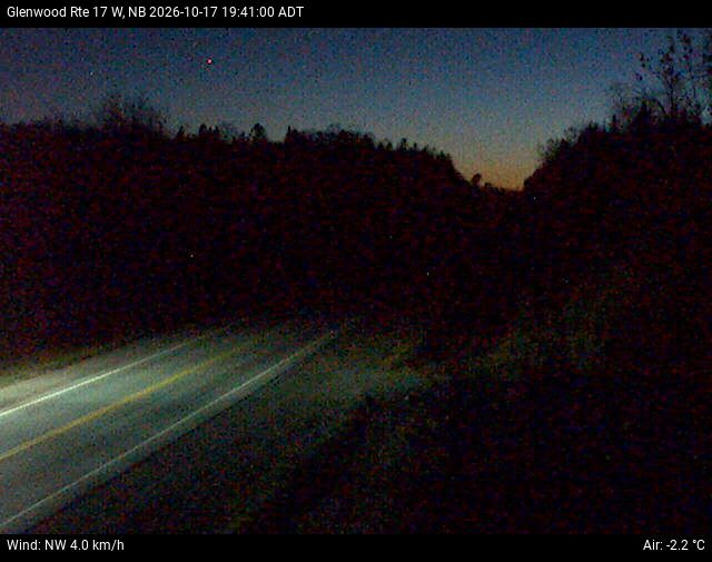 Web Cam image of Glenwood (NB Highway 17)