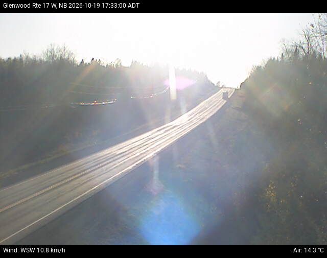 Web Cam image of Glenwood (NB Highway 17)