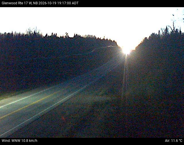 Web Cam image of Glenwood (NB Highway 17)