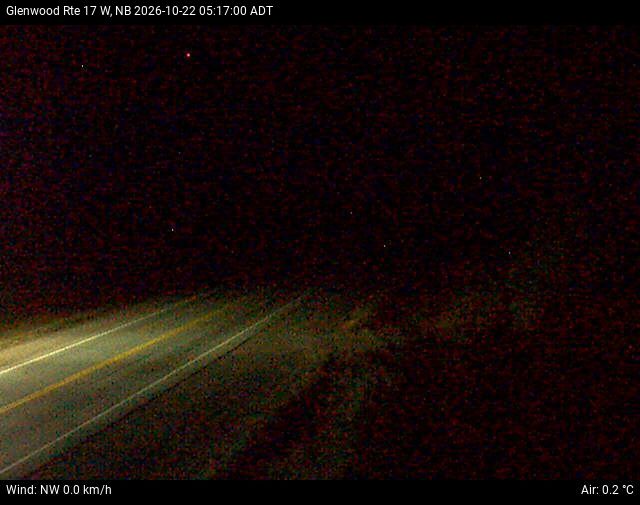 Web Cam image of Glenwood (NB Highway 17)