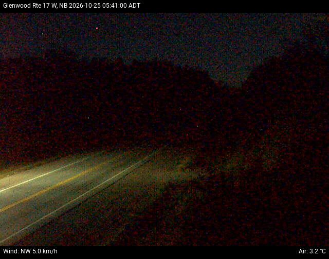 Web Cam image of Glenwood (NB Highway 17)