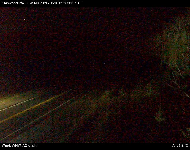 Web Cam image of Glenwood (NB Highway 17)