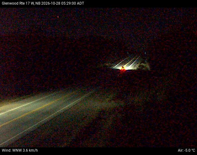 Web Cam image of Glenwood (NB Highway 17)