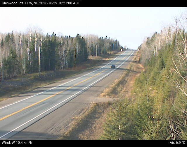 Web Cam image of Glenwood (NB Highway 17)