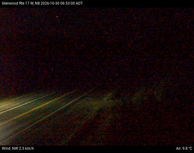 Web Cam image of Glenwood (NB Highway 17)