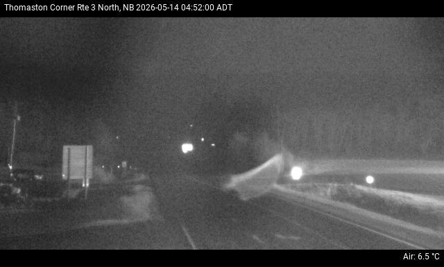 Web Cam image of Thomaston Corner (NB Highway 3)
