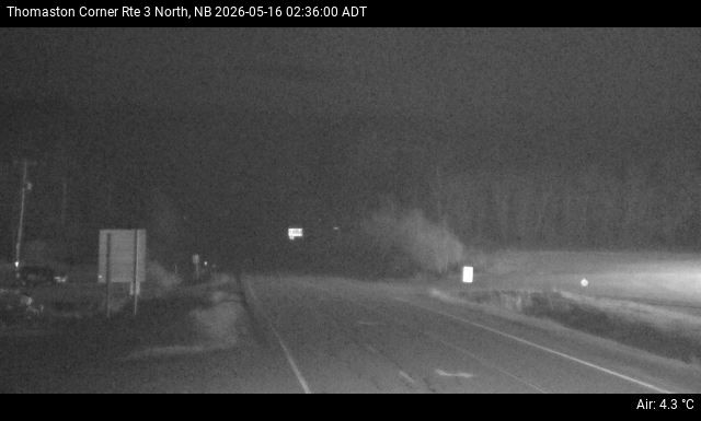 Web Cam image of Thomaston Corner (NB Highway 3)